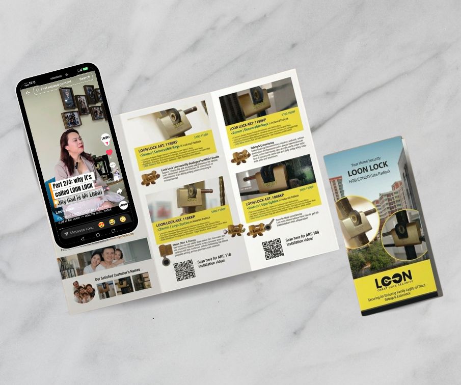 Loon Lock product storytelling and sales materials by Ginger Fox Studio